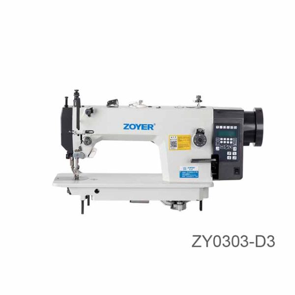 ZY0303-D3 Zoyer Heavy Duty Top with Bottom Feed Auto Trimmer Lockstitch sewing machine